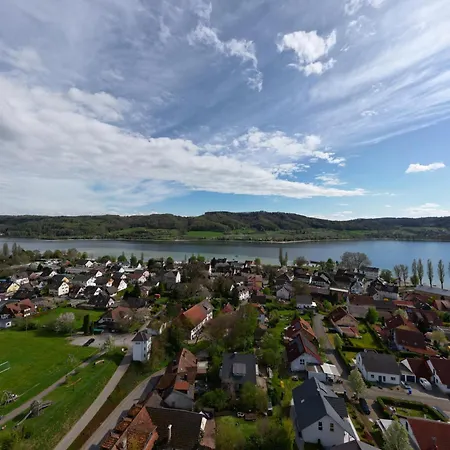 Bodensee Penthouse 23d - Seesicht - Billiard - Massage - Trambolin - Bbq - Tischkicker - Panorama Exklusive * Ohningen