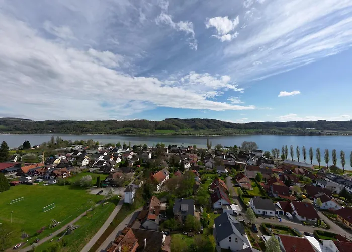 Bodensee Penthouse 23d - Seesicht - Billiard - Massage - Trambolin - Bbq - Tischkicker - Panorama Exklusive * Ohningen